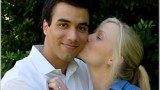 Marie Warner and Reza Wedding kiss