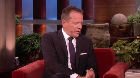 Kiefer Sutherland 24 Movie on Ellen 2013