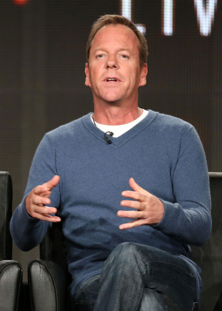 Kiefer Sutherland attends the 24: Live Another Day TCA 2014 Panel