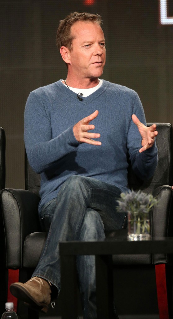 Kiefer Sutherland at 24 Live Another Day Panel at 2014 FOX Wiinter TCA