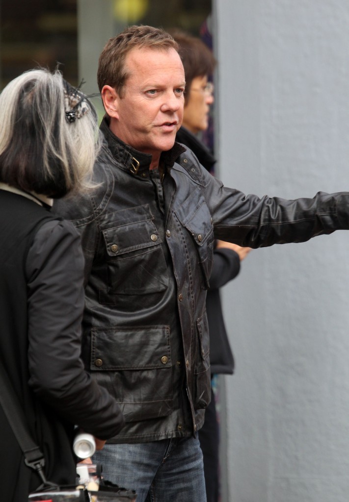 Kiefer Sutherland filming 24: Live Another Day in London