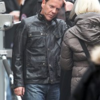 Kiefer Sutherland filming 24: Live Another Day in London