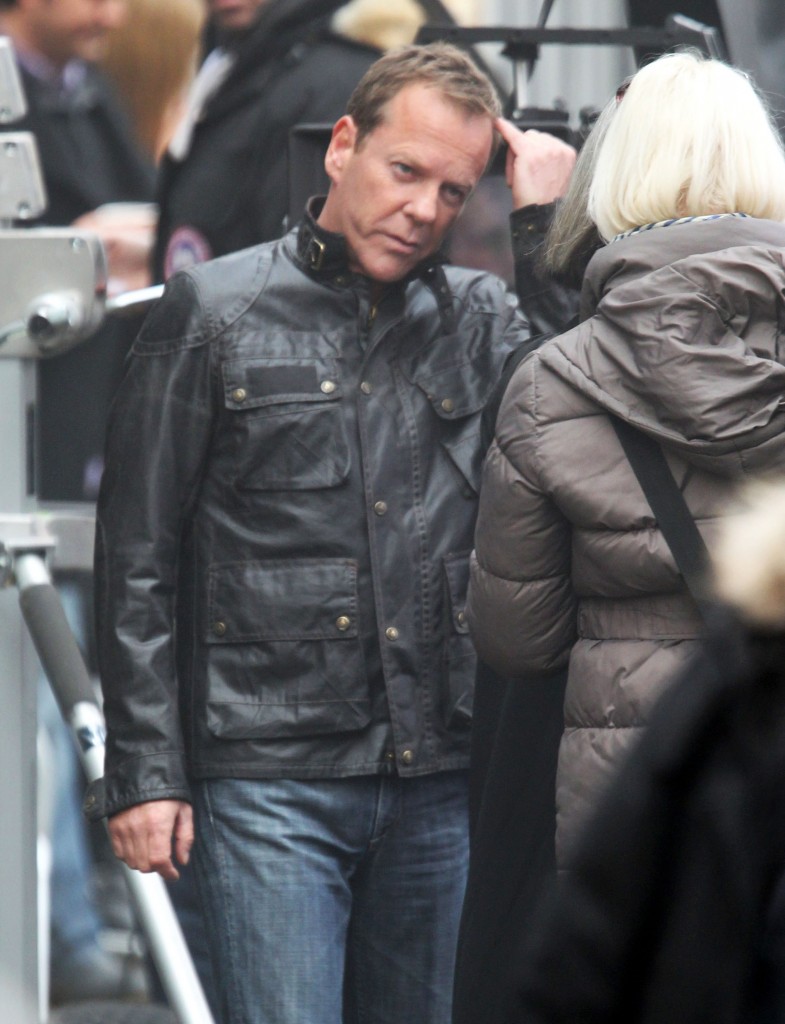 Kiefer Sutherland filming 24: Live Another Day in London