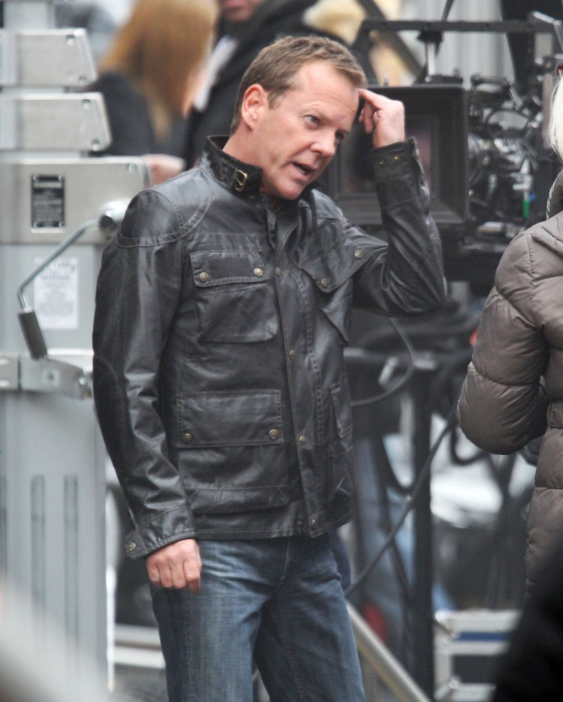 Kiefer Sutherland filming 24: Live Another Day in London