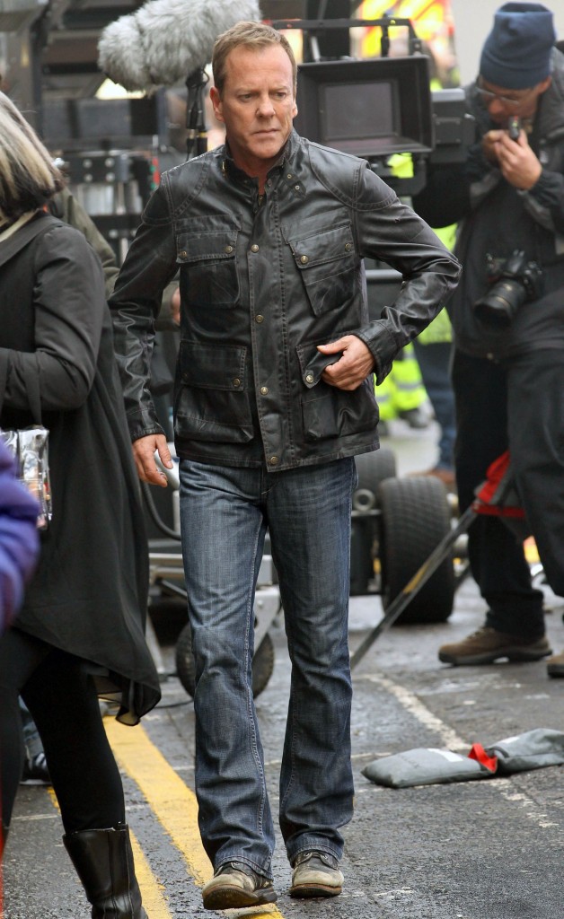 Kiefer Sutherland filming 24: Live Another Day in London