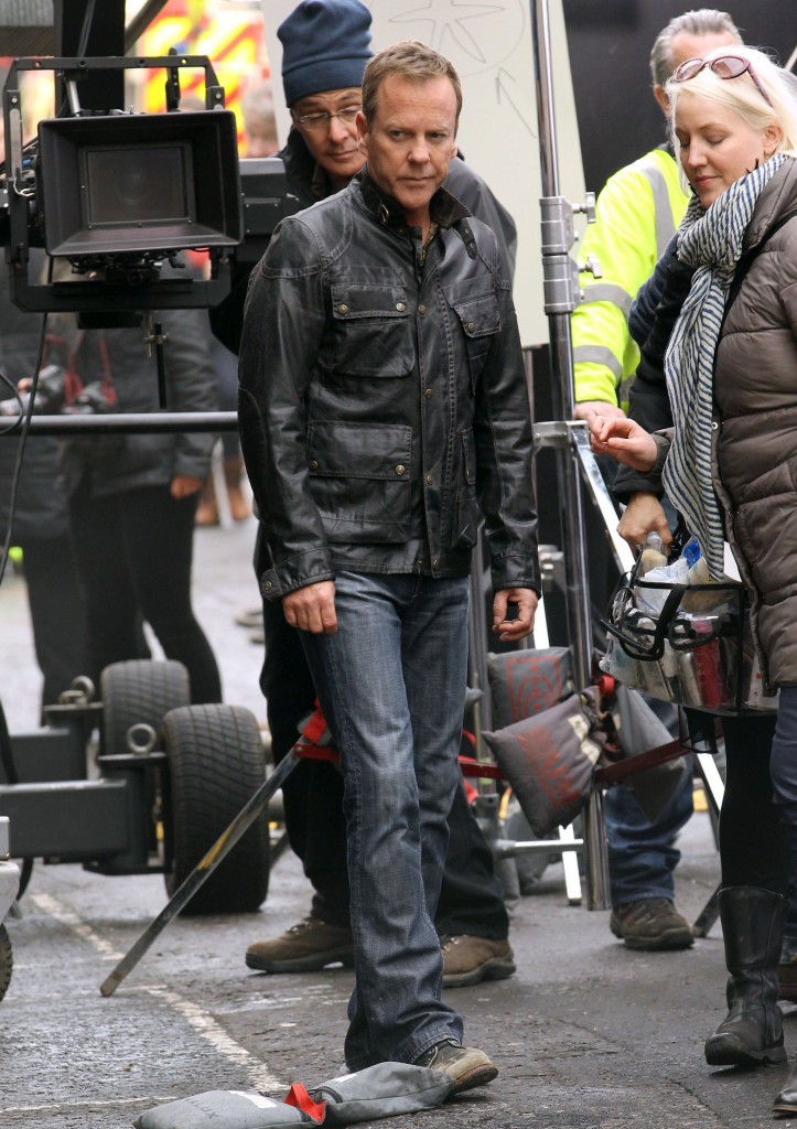 Kiefer Sutherland Films "24: Live Another Day"