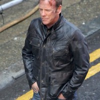 Kiefer Sutherland Filming "24: Live Another Day" in London