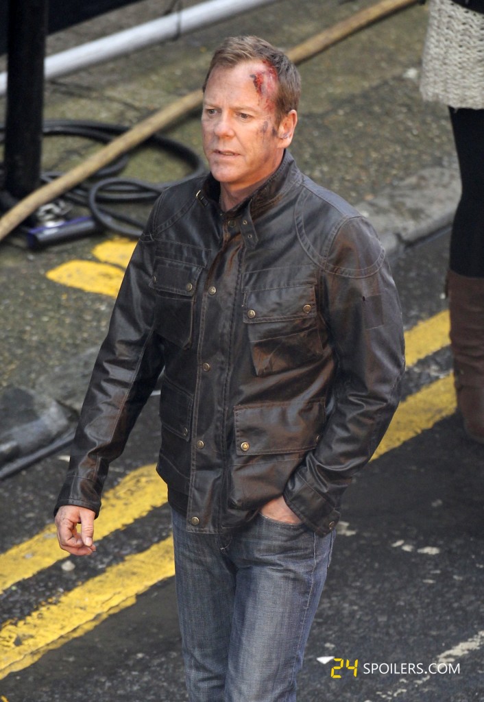 Kiefer Sutherland Films 24: Live Another Day in London