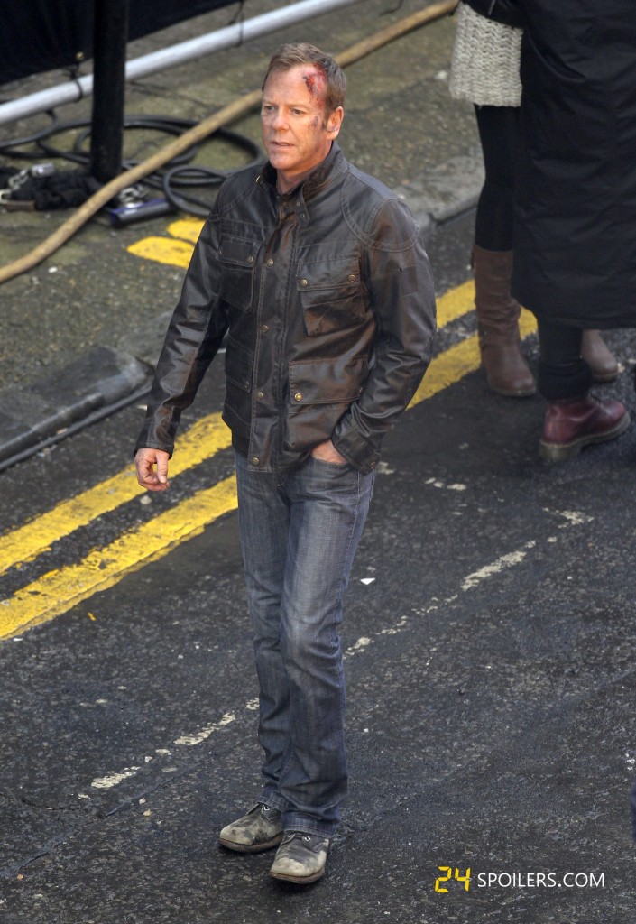 Kiefer Sutherland Filming "24: Live Another Day" Promotional Video