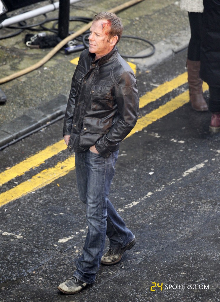 Kiefer Sutherland Filming "24: Live Another Day" Promotional Video