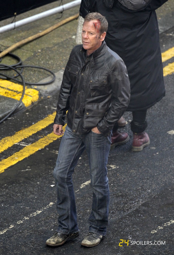 Kiefer Sutherland Filming "24: Live Another Day" Promo Video