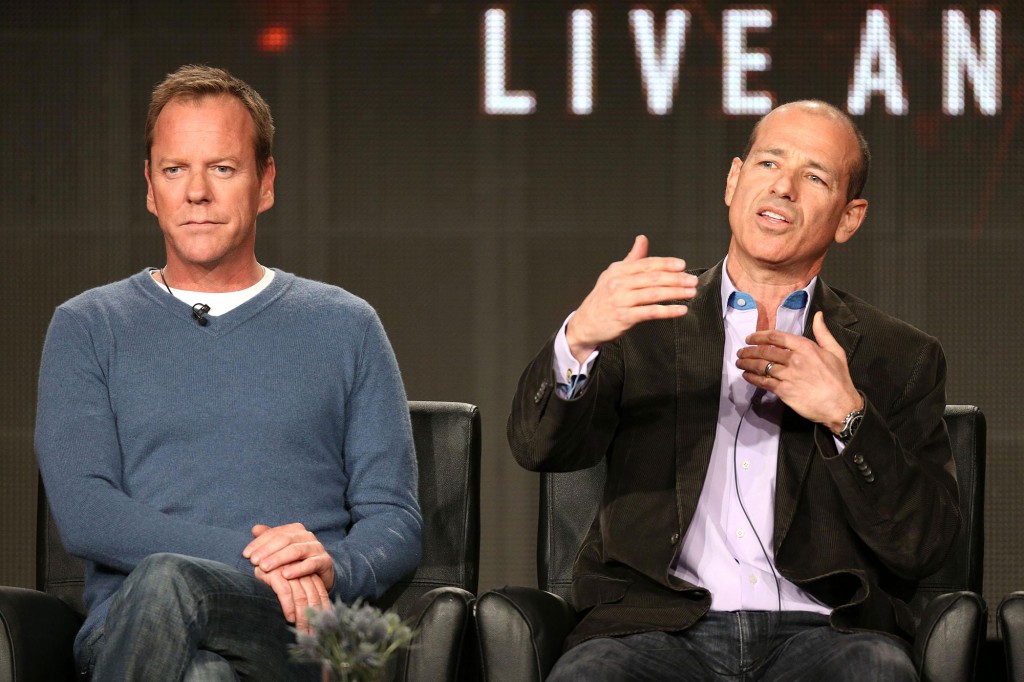 Kiefer Sutherland and Howard Gordon at the 24 Live Another Day Panel at 2014 FOX Wiinter TCA