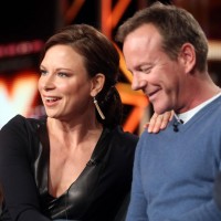 Mary Lynn and Kiefer Sutherland attend FOX Winter 2014 TCA