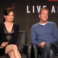 Mary Lynn Rajskub and Kiefer Sutherland at FOX TCA 2014 Panel