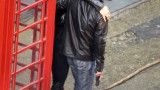 Mary Lynn Rajskub and Kiefer Sutherland filming 24: Live Another Day in London