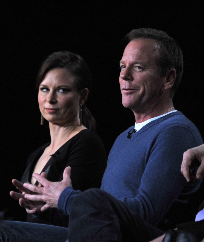 Mary Lynn Rajskub, Kiefer Sutherland at 24 Live Another Day Panel