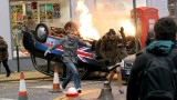 Union Jack cab explodes during 24: Live Another Day filming