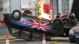 Union Jack cab explodes during 24: Live Another Day filming