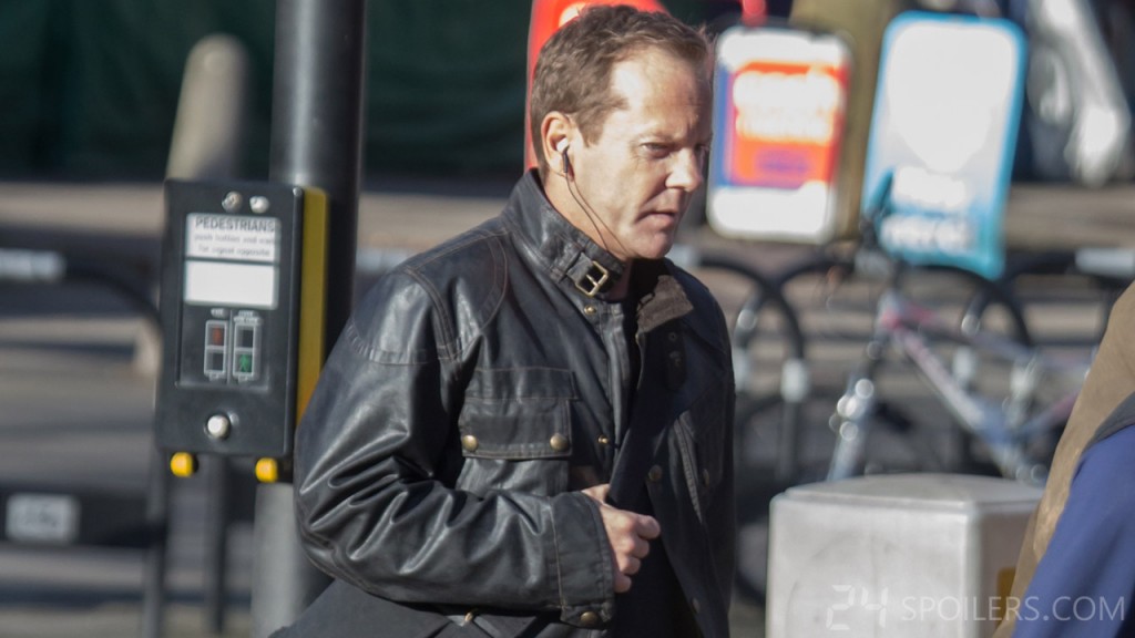 Kiefer Sutherland filming 24: Live Another Day - Set Photo (February 20, 2014)