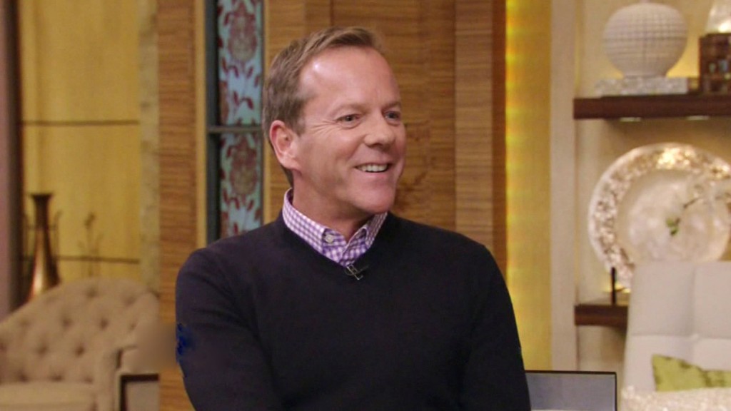 Kiefer Sutherland on Live with Kelly and Michael