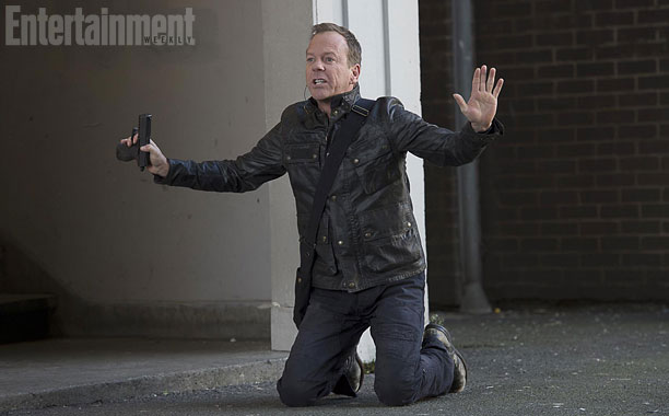 Jack Bauer is seen here surrendering