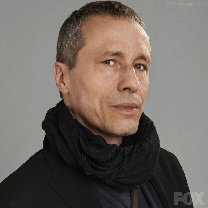 Michael Wincott as high-profile hacker Adrian Cross in 24: Live Another Day