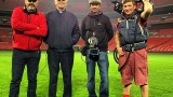 Jon Cassar and William Devane at Wembley Stadium