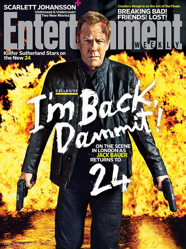 Kiefer Sutherland on Entertainment Weekly April 11, 2014 Issue