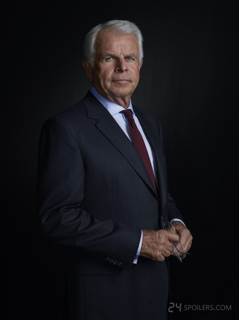 William Devane as President James Heller in 24: Live Another Day