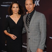 Benjamin Bratt and wife Talisa Soto at 24: Live Another Day Premiere screening