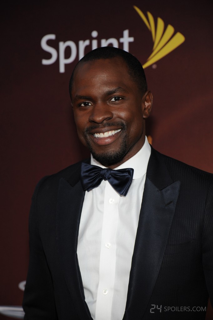 Gbenga Akinnagbe at 24: Live Another Day premiere screening