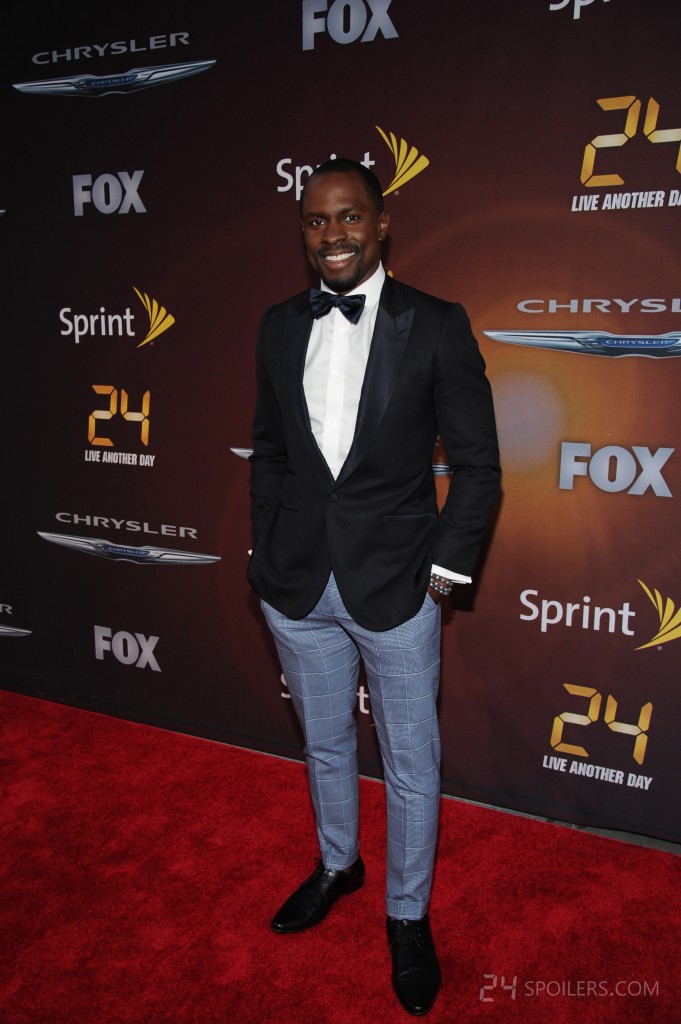 Gbenga Akinnagbe at 24: Live Another Day premiere screening