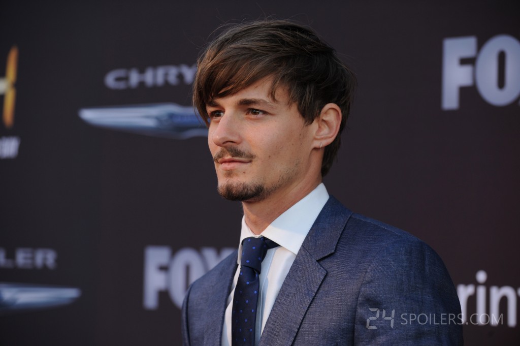 Giles Matthey at the 24: Live Another Day premiere screening in NYC