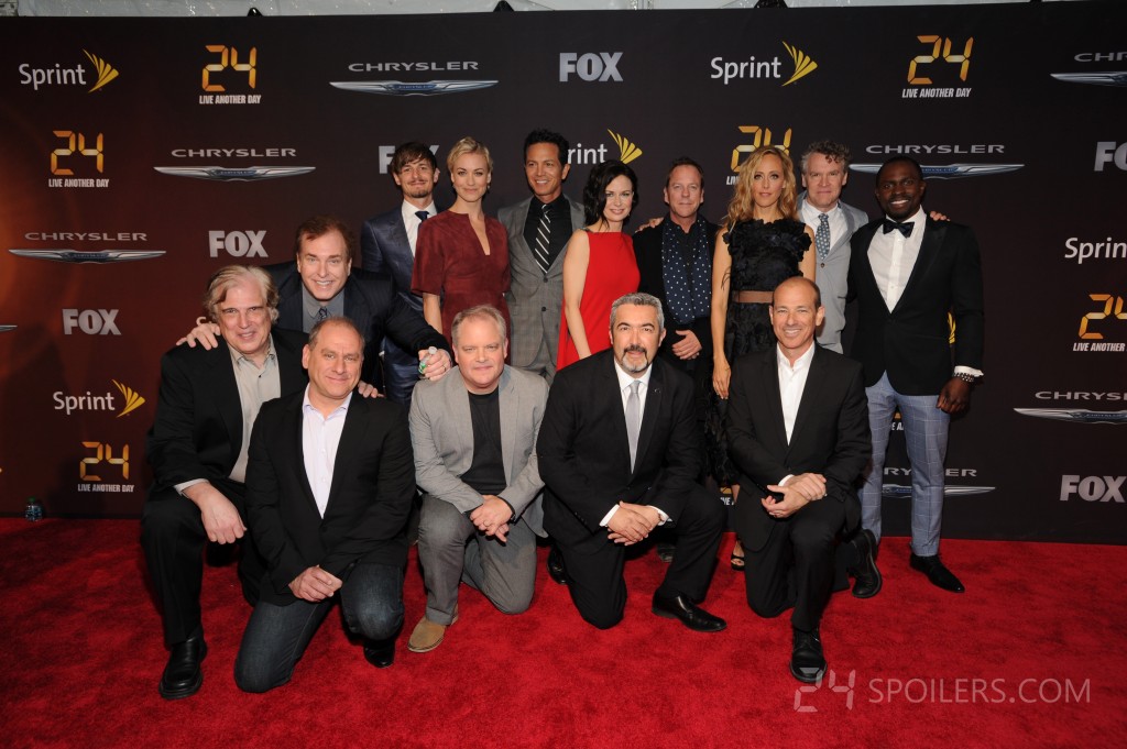 Cast and crew of 24: Live Another Day at the premiere screening