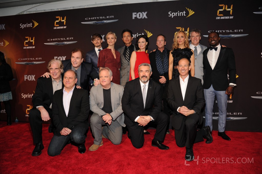Cast and crew of 24: Live Another Day at the premiere screening