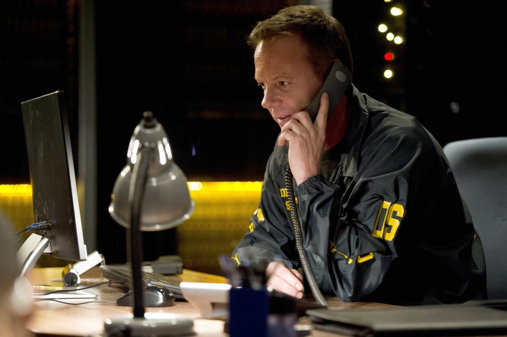 Jack Bauer on phone with President Heller in 24: Live Another Day Episode 4