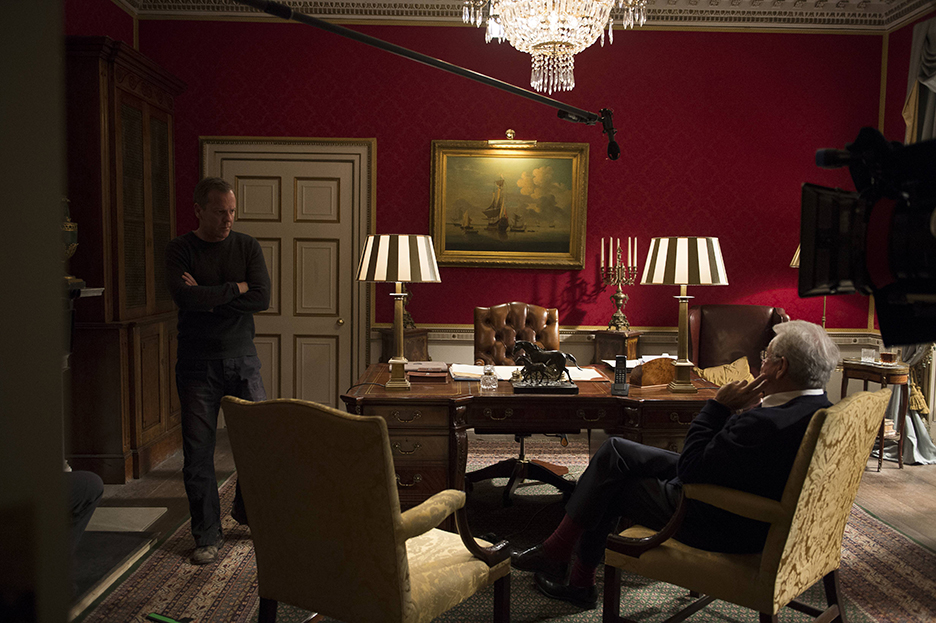 Jack Bauer and President Heller in 24: Live Another Day Episode 6 (Behind the Scenes)