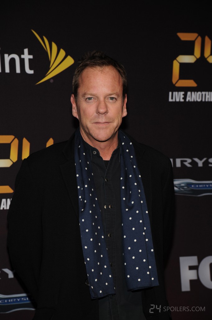 Kiefer Sutherland at the 24: Live Another Day premiere screening in NYC