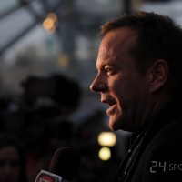 Kiefer Sutherland at the 24: Live Another Day premiere screening in NYC