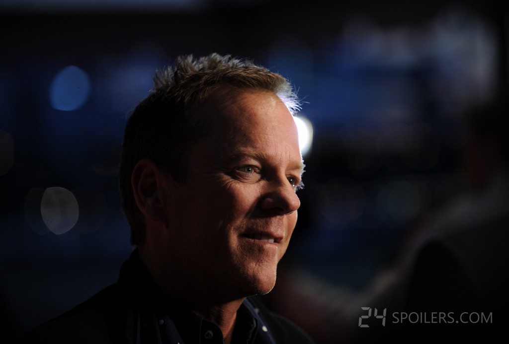 Kiefer Sutherland at the 24: Live Another Day premiere screening in NYC