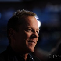 Kiefer Sutherland at the 24: Live Another Day premiere screening in NYC