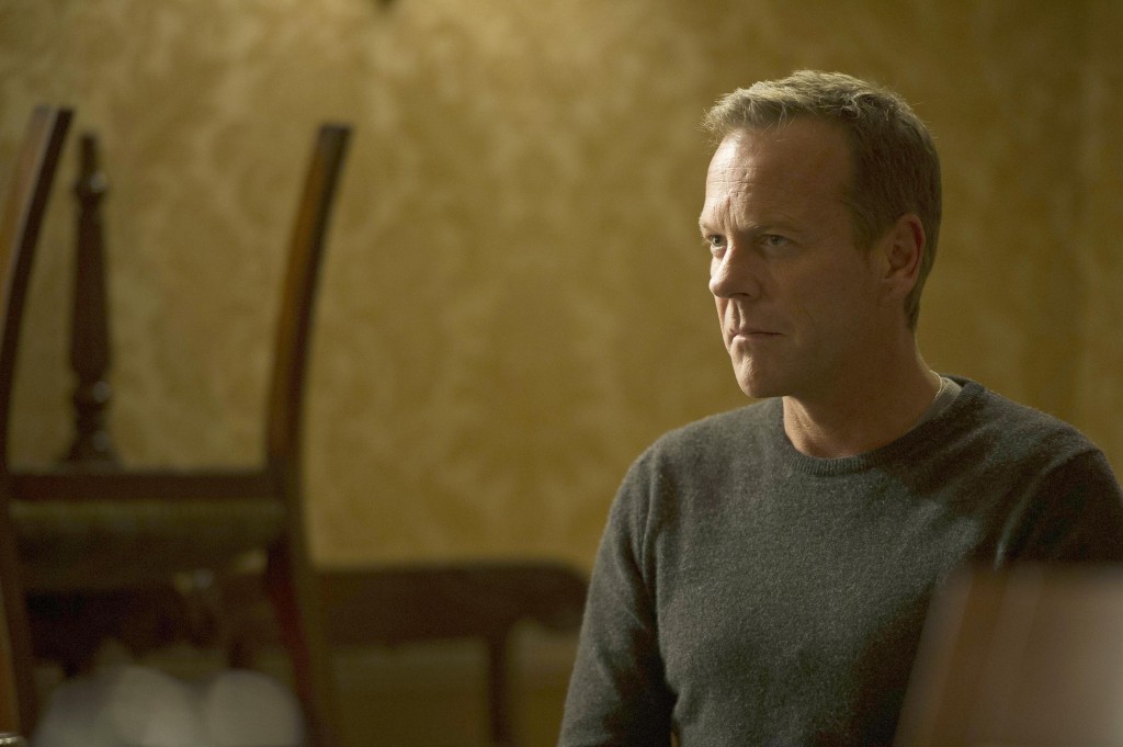 Jack Bauer (Kiefer Sutherland) waits to meet President Heller in 24: Live Another Day Episode 5