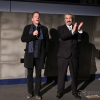 Kiefer Sutherland and Jon Cassar at 24: Live Another Day premiere screening in NYC