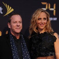 Kiefer Sutherland and Kim Raver at 24: Live Another Day premiere screening in NYC