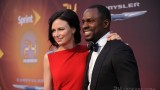 Mary Lynn Rajskub and Gbenga Akinnagbe at 24: Live Another Day premiere screening