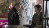 Adrian Cross (Michael Wincott) and Chloe O'Brian (Mary Lynn Rajskub) in 24: Live Another Day Episode 5