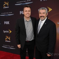 Sean Callery and Jon Cassar at 24: Live Another Day premiere in NYC