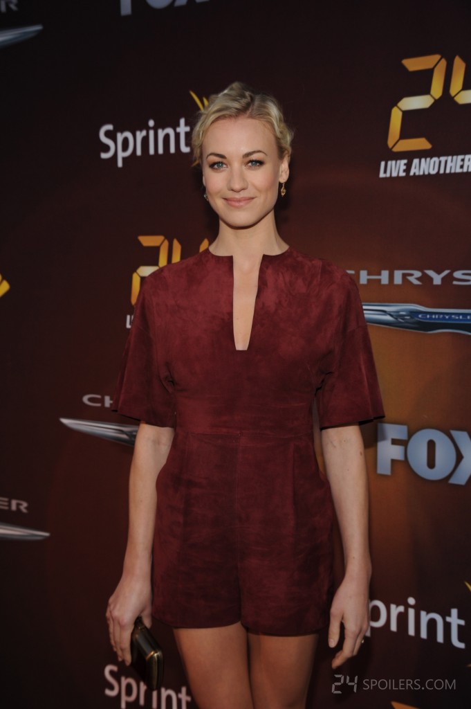 Yvonne Strahovski at the 24: Live Another Day premiere screening in NYC