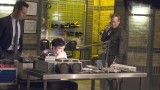 Steve Navarro (Benjamin Bratt) and Jack Bauer (Kiefer Sutherland) await information in 24: Live Another Day Episode 9