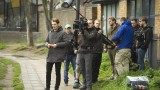 Giles Matthey on set of 24: Live Another Day Episode 7